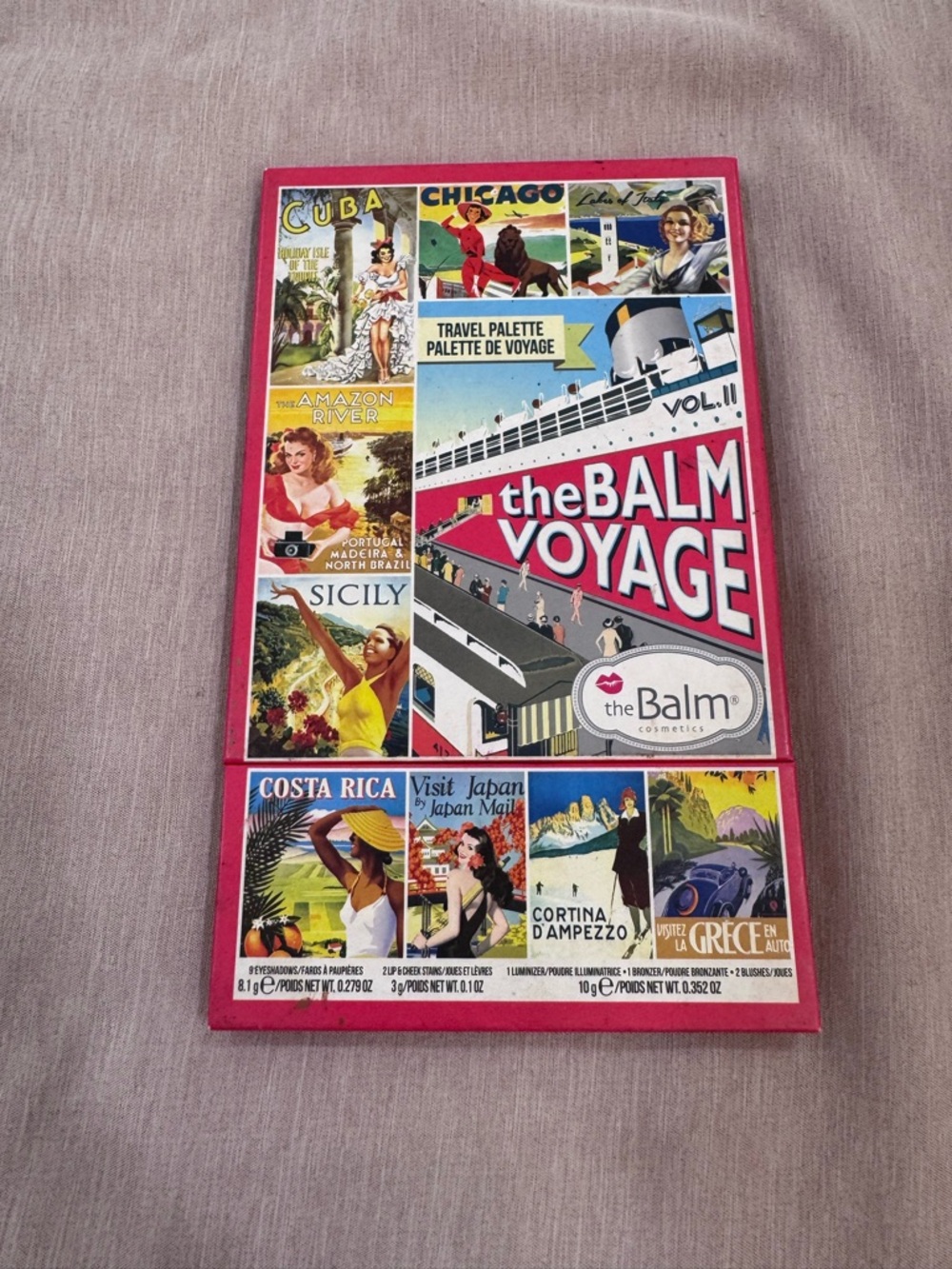 The Balm 3 palettes bundle (Voyage VOL.II, JOVI Rockstar, Appetit)